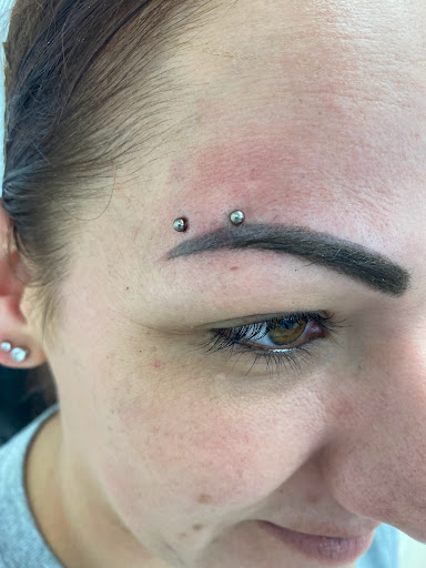 Explore chrysanthemum tattoo november birth flower tattoo ideas, creative tattoo ideas in Myrtle Beach, available at Professional Body Piercing by Jackie