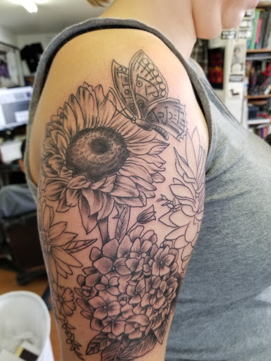 Explore hot rod tattoo ideas, creative tattoo ideas in Wenatchee, available at Rebels Tattoo Studio