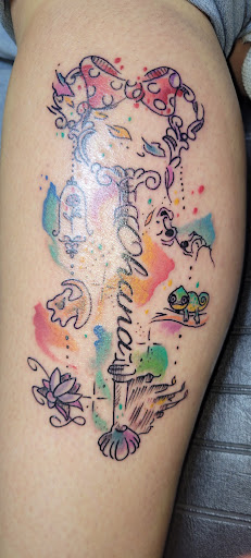 Explore siren tattoo ideas, creative tattoo ideas in Angola, available at Hoodlum Ink