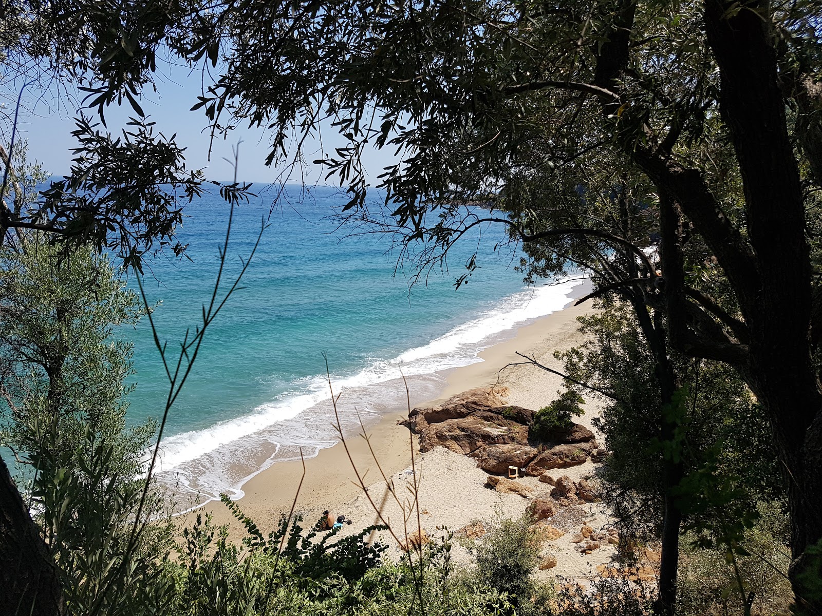 Photo de Rakopotamos naturist beach situé dans une zone naturelle