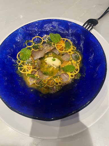Crudo with uni