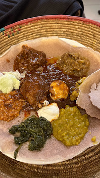 Injera du Restaurant éthiopien Le Négus à Paris - n°17