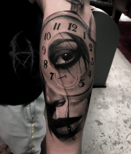 Explore back tattoo ideas male, creative tattoo ideas in Tucson, available at Dark Surreal Studios