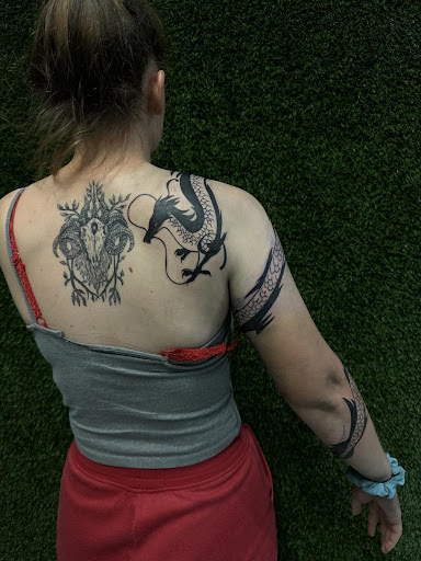 Explore son name tattoo ideas for mom, creative tattoo ideas in Cocoa, available at Rorschach Tattoo Shop and Piercing Studio