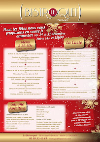 Menu du le bistroquet hôtel-restaurant à Lusignan