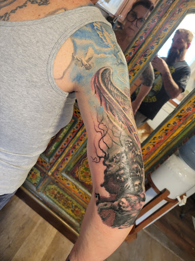 Explore grandchildren tattoo ideas, creative tattoo ideas in Canton, available at The Inkeepers Tattoo Parlor