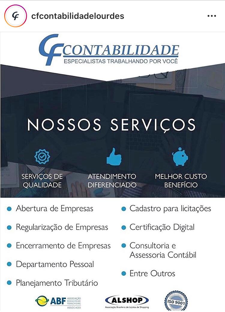 Contabilidade - CF Lourdes - Contador - Serviços Contábeis - Belo Horizonte