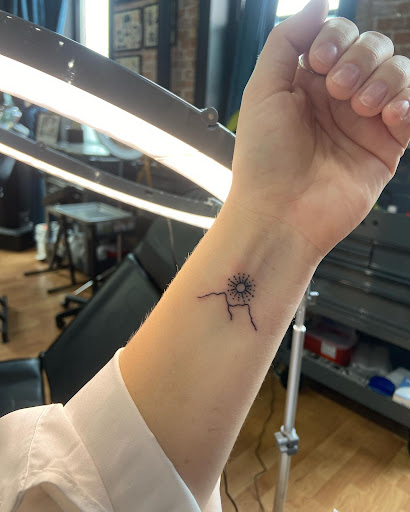 Explore ram tattoo ideas, creative tattoo ideas in Belgrade, available at The Loyal Sparrow Tattoo and Piercing