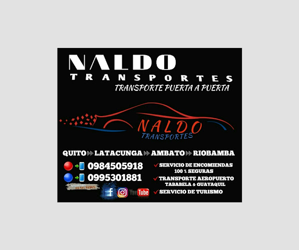 Opiniones de Naldo Transporte de puerta a puerta Ambato Quito Riobamba en Ambato - Servicio de transporte