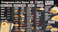 Menu du Tacos and Co Poitiers Nord à Poitiers