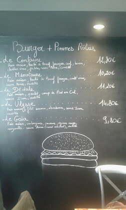 menu du Restaurant de hamburgers THESEE Mayassi (Burgers Maison) à Le Havre