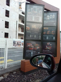Menu du McDonald's à Vallauris