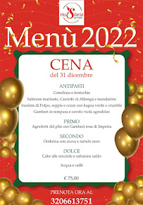 Hostaria del viale à Albenga menu