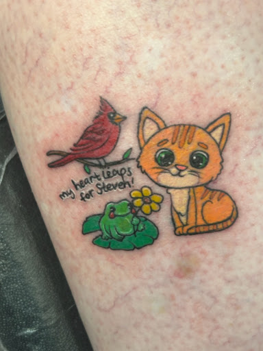 Explore leg tattoo ideas men, creative tattoo ideas in Round Rock, available at Supernova Tattoo Parlour