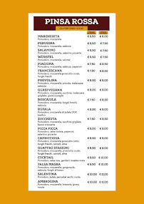 Menu / carte de Gargotta Take Away à Gubbio