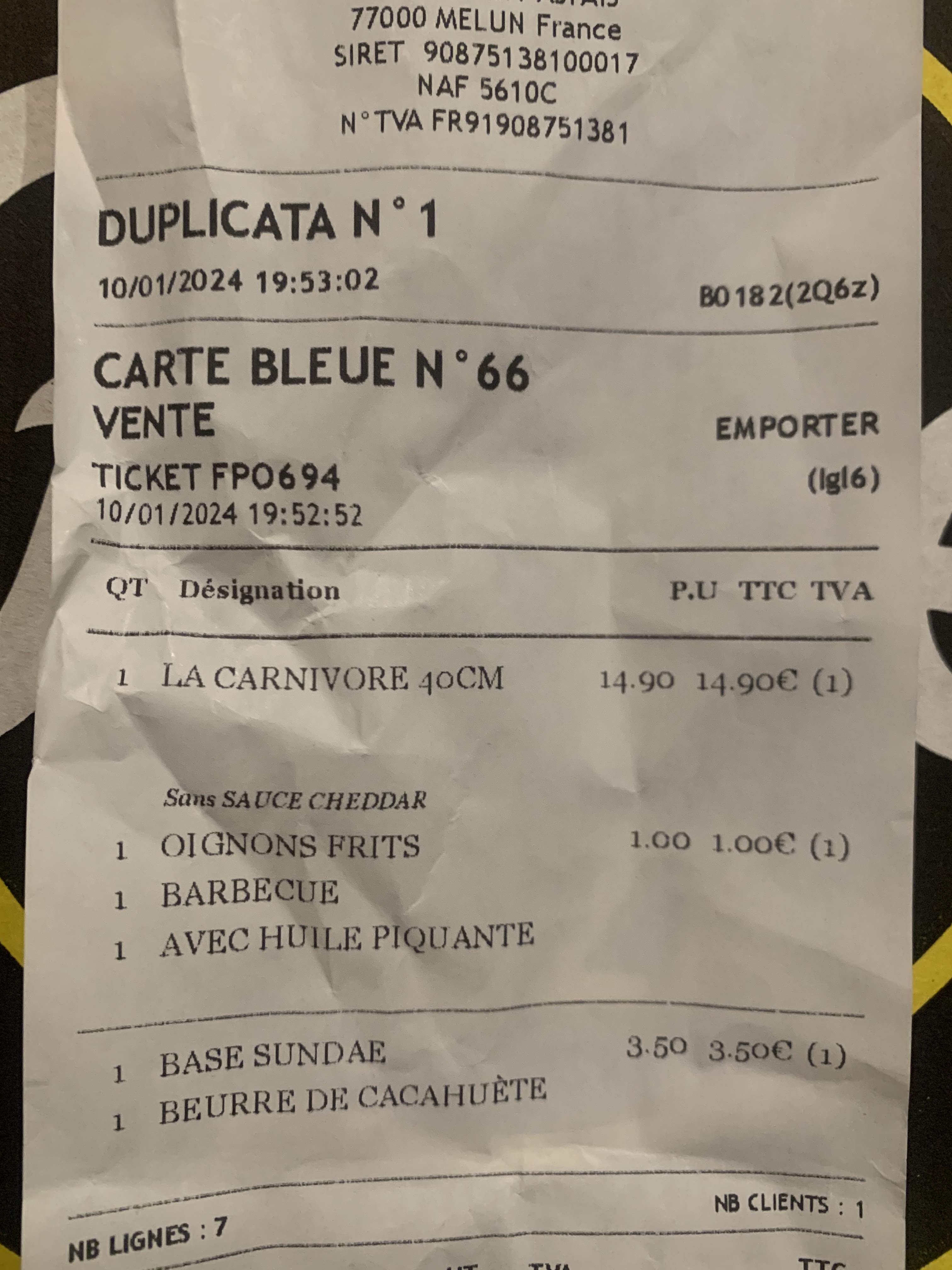 Photo n° 1 de l'avis de Joris.i fait le 10/01/2024 à 19:15