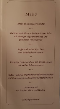 Fischereihafen Restaurant à Hamburg menu