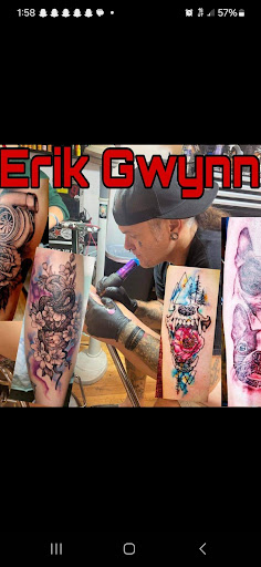 Explore cute witch tattoo ideas, creative tattoo ideas in Lebanon, available at Erik Gwynns Beneath the Skin Tattooing & Piercing