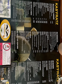 Carte du Restaurant KAS'FRATZ à Eguisheim