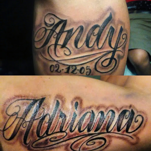 Explore ampersand tattoo ideas, creative tattoo ideas in Los Angeles, available at South Central Tattoos