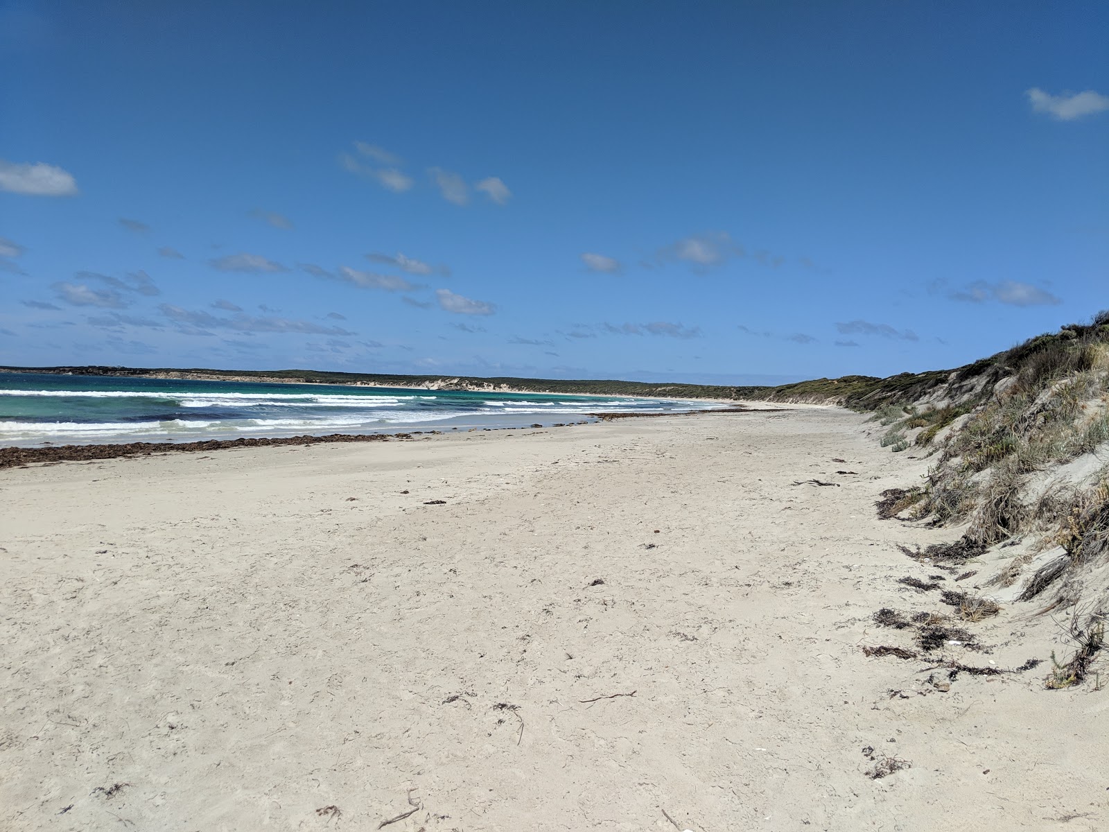 Foto von Vivonne Bay Beach mit langer gerader strand
