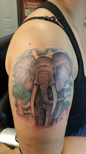 Explore tattoo ideas for deceased mother, creative tattoo ideas in Le Roy, available at Blood Money Ink