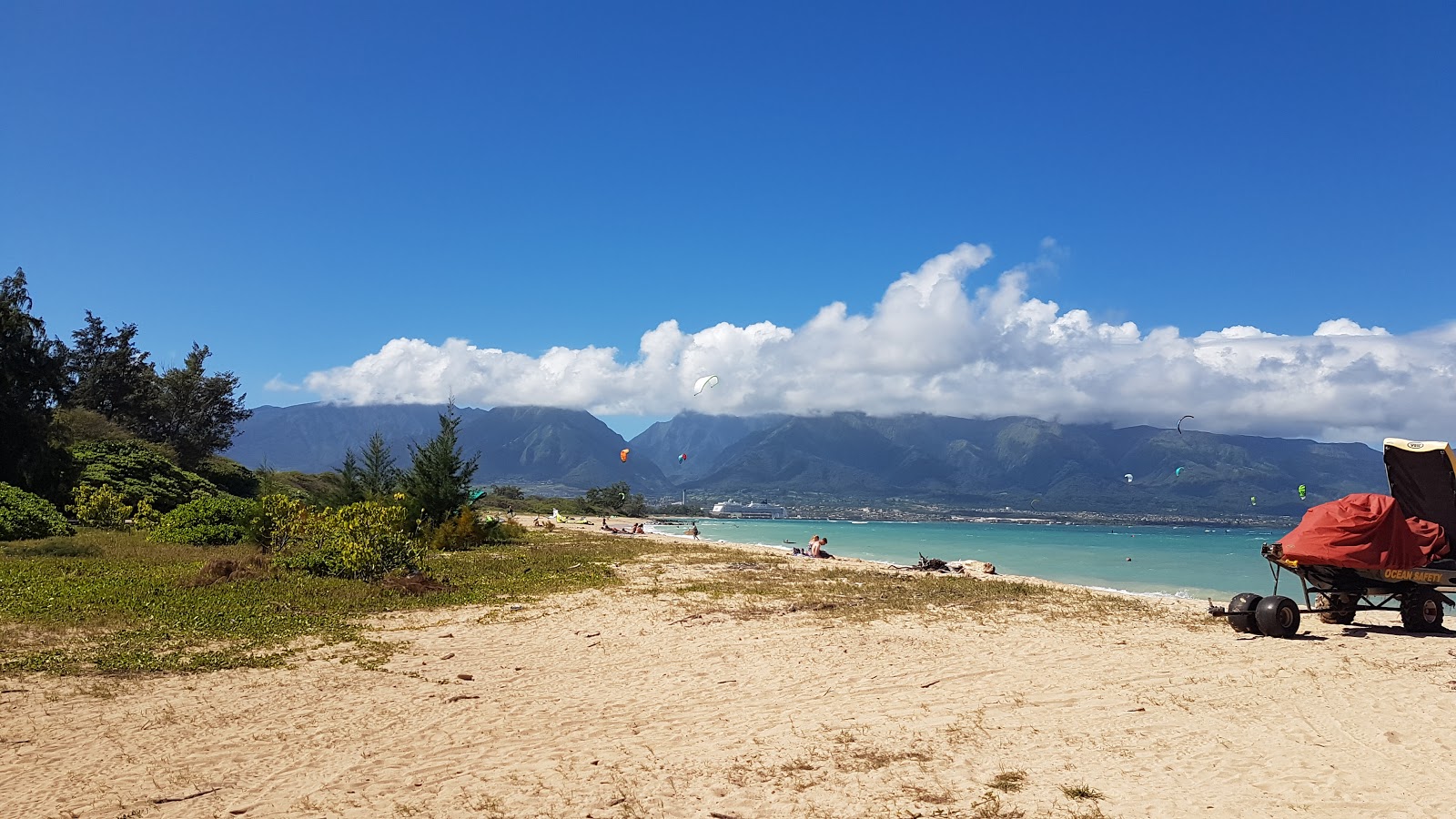Foto af Kanaha Beach - populært sted blandt afslapningskendere