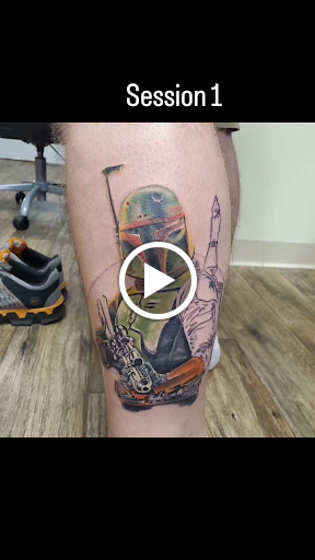 Explore american sleeve tattoo ideas, creative tattoo ideas in Hillsborough, available at Inkognito tattoo