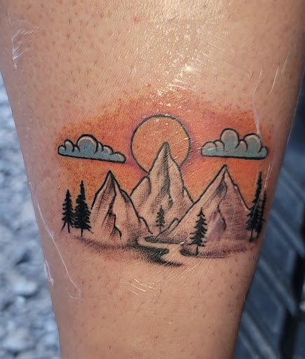 Explore ankle chain tattoo ideas, creative tattoo ideas in Sevierville, available at Jaded Art Collective