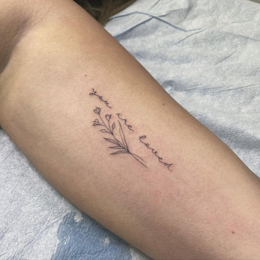Explore birthday year tattoo ideas, creative tattoo ideas in Senoia, available at Cornerstone Tattoo Gallery
