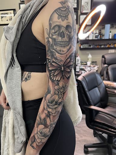 Explore basquiat tattoo ideas, creative tattoo ideas in Modesto, available at Ink Disciples Tattoo Parlor