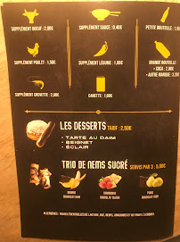 Restaurant asiatique Le Petit Thaï à Lille (le menu)