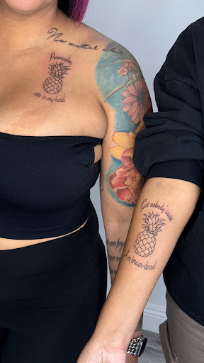 Explore twin mom tattoo ideas, creative tattoo ideas in Culver City, available at Art Collector Tattoo