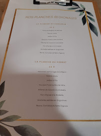 Restaurant français Forest Lodge à Hattigny (le menu)