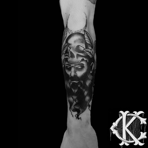 Explore music tattoo sleeve ideas, creative tattoo ideas in Modesto, available at Dying Art Tattoo