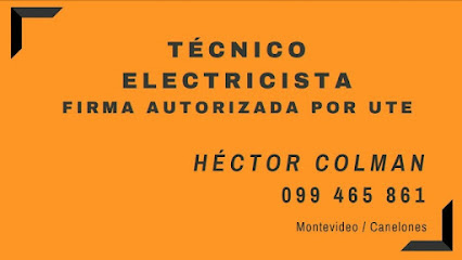 Héctor Colman Técnico Electricista.