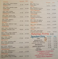 Pizza Fantasy à Pramaggiore carte