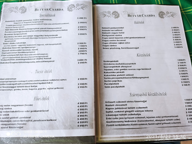 Dabrókai Betyár Csárda - Étterem
