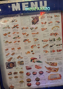 Menu / carte de Osaka Sushi à Paris