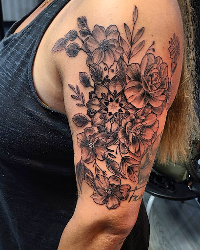 Explore small car tattoo ideas, creative tattoo ideas in Cumberland, available at Queen City Ink