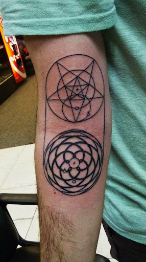 Explore roman catholic tattoo ideas, creative tattoo ideas in Sarasota, available at Z-Edge Tattoo and Body Piercing North Shop