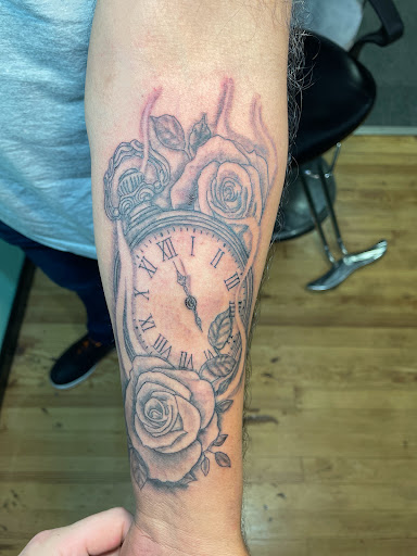 Explore cyborg tattoo ideas, creative tattoo ideas in Scranton, available at Black Sheep Tattoo & Piercing Studio