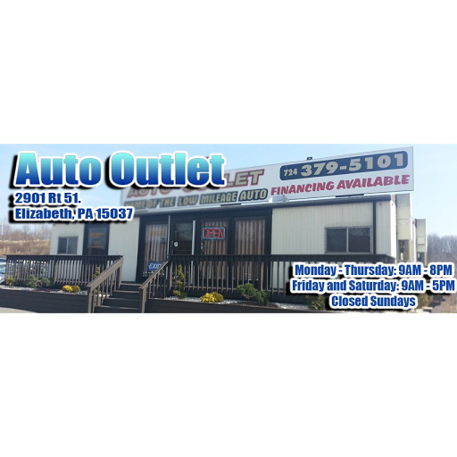 Auto Outlet, 2901 Hayden Blvd, Elizabeth, PA 15037, USA, 