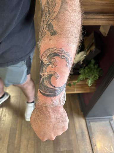 Explore mechanical tattoo ideas, creative tattoo ideas in Clarksville, available at Dark Raine Tattoo