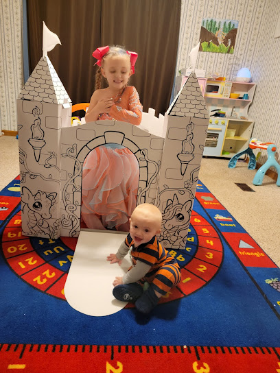 Giggles and grins in home childcare