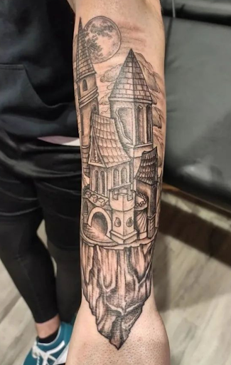 Explore arm blackout tattoo ideas, creative tattoo ideas in Vancouver, available at Studio X Tattoos & Piercings
