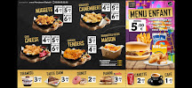 Carte du Le 61 fast food à Saint-Jean-de-Monts
