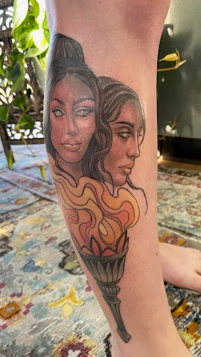 Explore name tattoo ideas on chest, creative tattoo ideas in Tecumseh, available at Lucid Tattoo Gallery