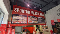 Menu / carte de Spontini à Milan