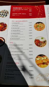 China Restaurant Orchidee à Petersberg menu